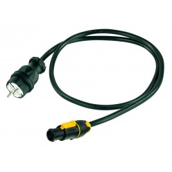 PROEL STAGE SDC790LU015 Professional Electric Extensions - "SDC" kabel zasilający zrobiony z HPC3025FG 3x2.5 mm2, dł. 1.5m